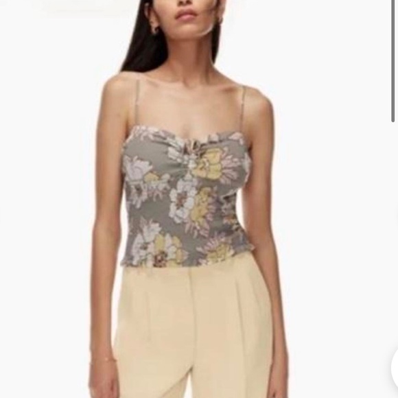 Aritzia Wilfred Ballet Floral Camisole - Picture 2 of 10